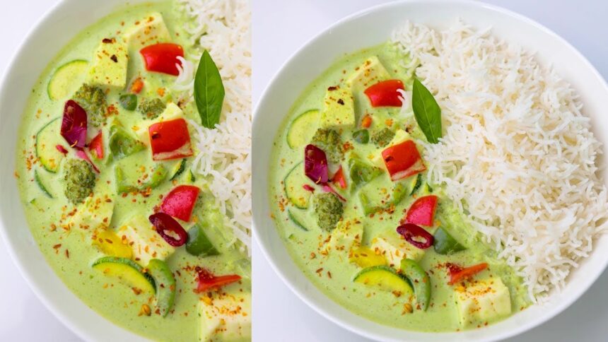 Thai Curry Recipe | Veg Thai Curry | Restaurant Style Thai Food at Home | Easy Thai Curry