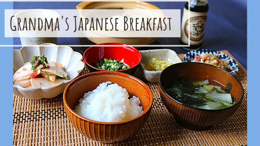 JAPANESE BREAKFAST Traditional Recipe/ Eating Healthy/ Great grandma's (125years) Japanese food