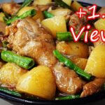 SIMPLENG SANGKAP, MAPAPA EXTRA RICE KA SA SARAP NITONG KINAMATISANG MANOK NA MAY PATATAS AT SITAW!!!