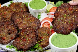 Authentic Peshawari Chapli Kabab Recipe by Samina Food Story