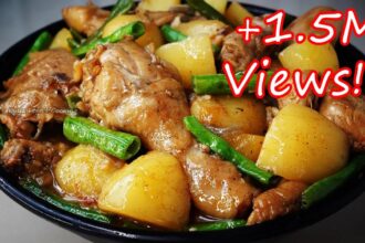 SIMPLENG SANGKAP, MAPAPA EXTRA RICE KA SA SARAP NITONG KINAMATISANG MANOK NA MAY PATATAS AT SITAW!!!