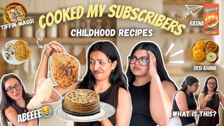 Cooked my subscribers childhood recipes❤️😍✨Wasn’t expecting the results😱😥😂||YR||