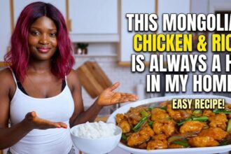 This Mongolian chicken and rice is always a hit in my home