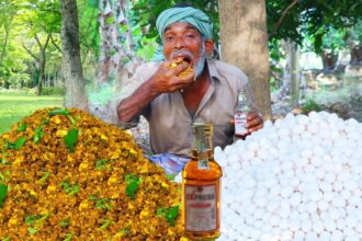 Village Thug Life Man Celebration: The Ultimate EGG PODI MASS Recipe Cooking Eating enjoy moments!