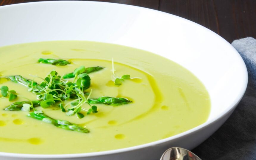 Creamy Asparagus and Sunchoke Soup [Vegan] – One Green Planet